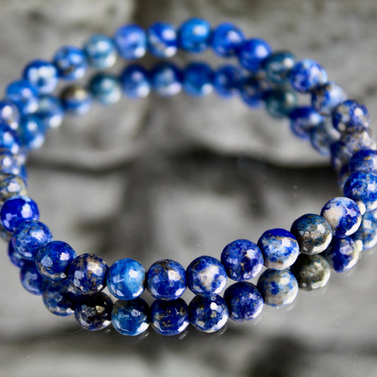 Bracelet en lapis-lazuli