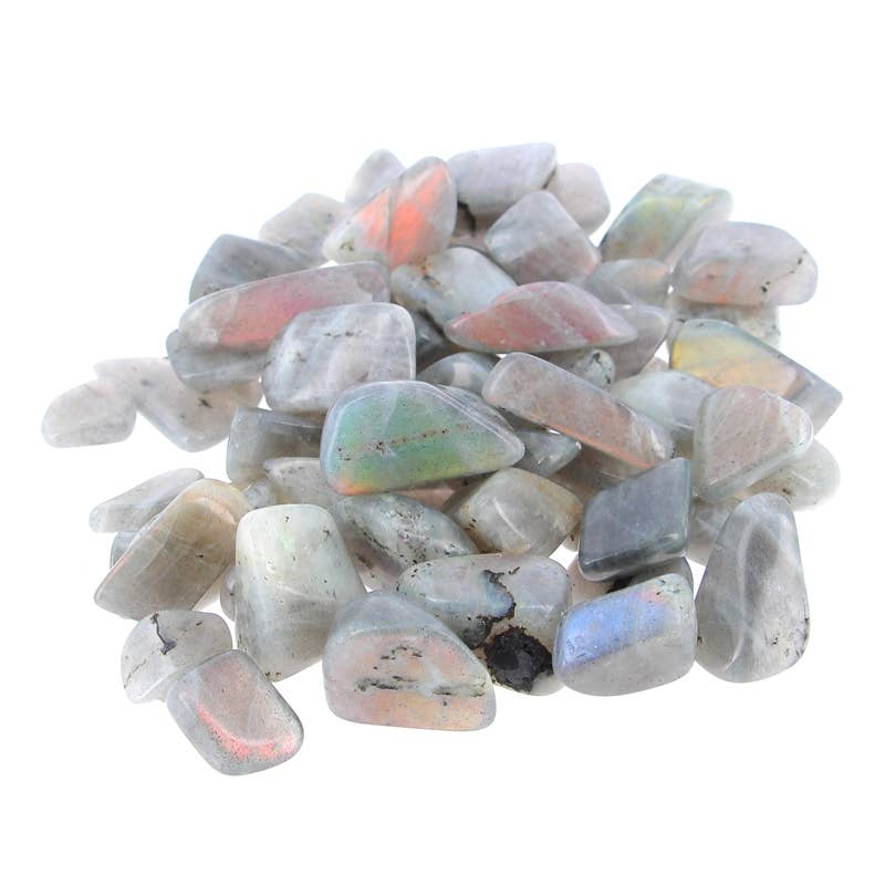 Pierres roulées en labradorite | Arc-en-ciel