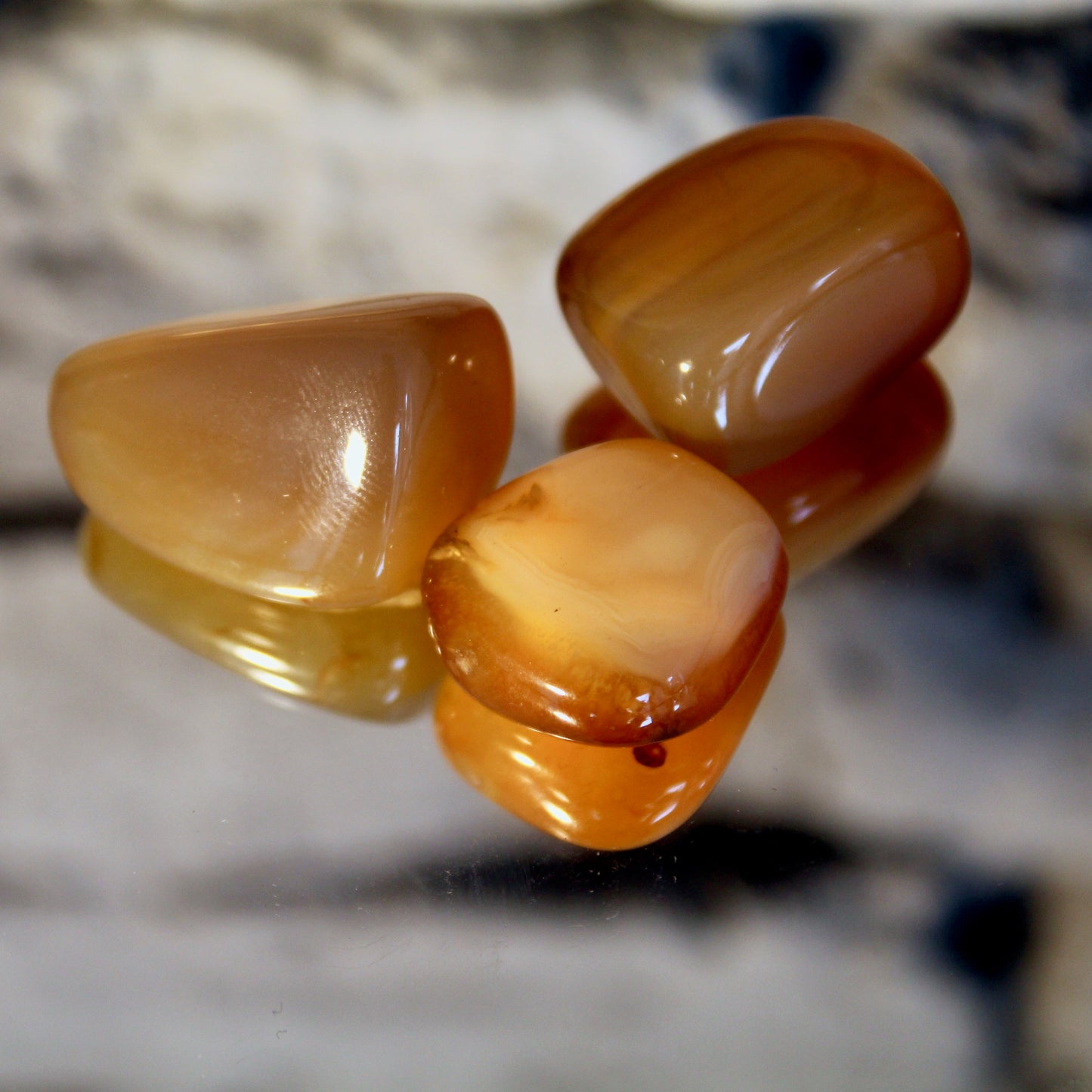 Pierre roulée en agate