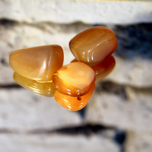 Pierre roulée en agate