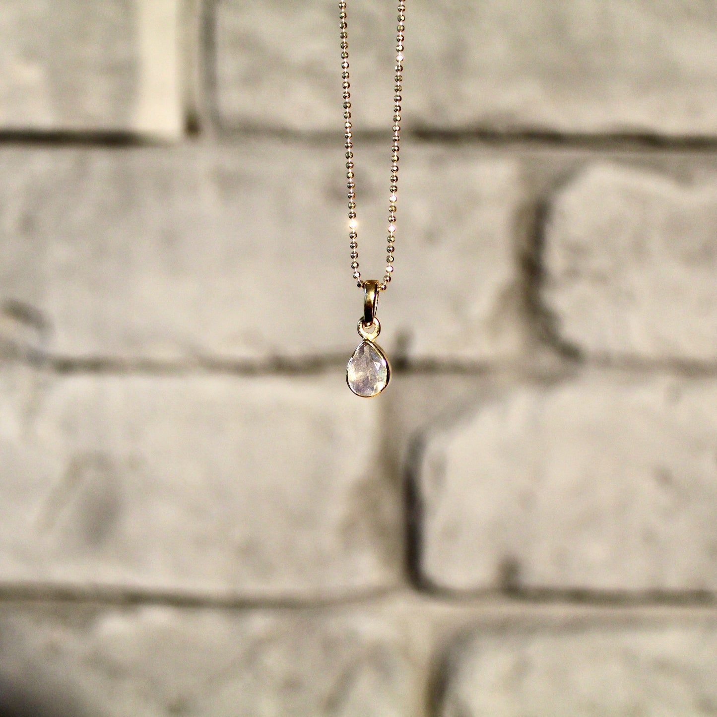 Pendentif labradorite en argent 925 | Or 24 carats