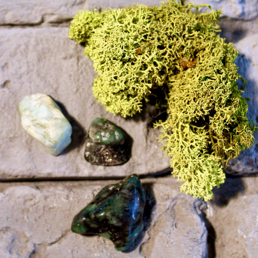 Pierre roulée émeraude