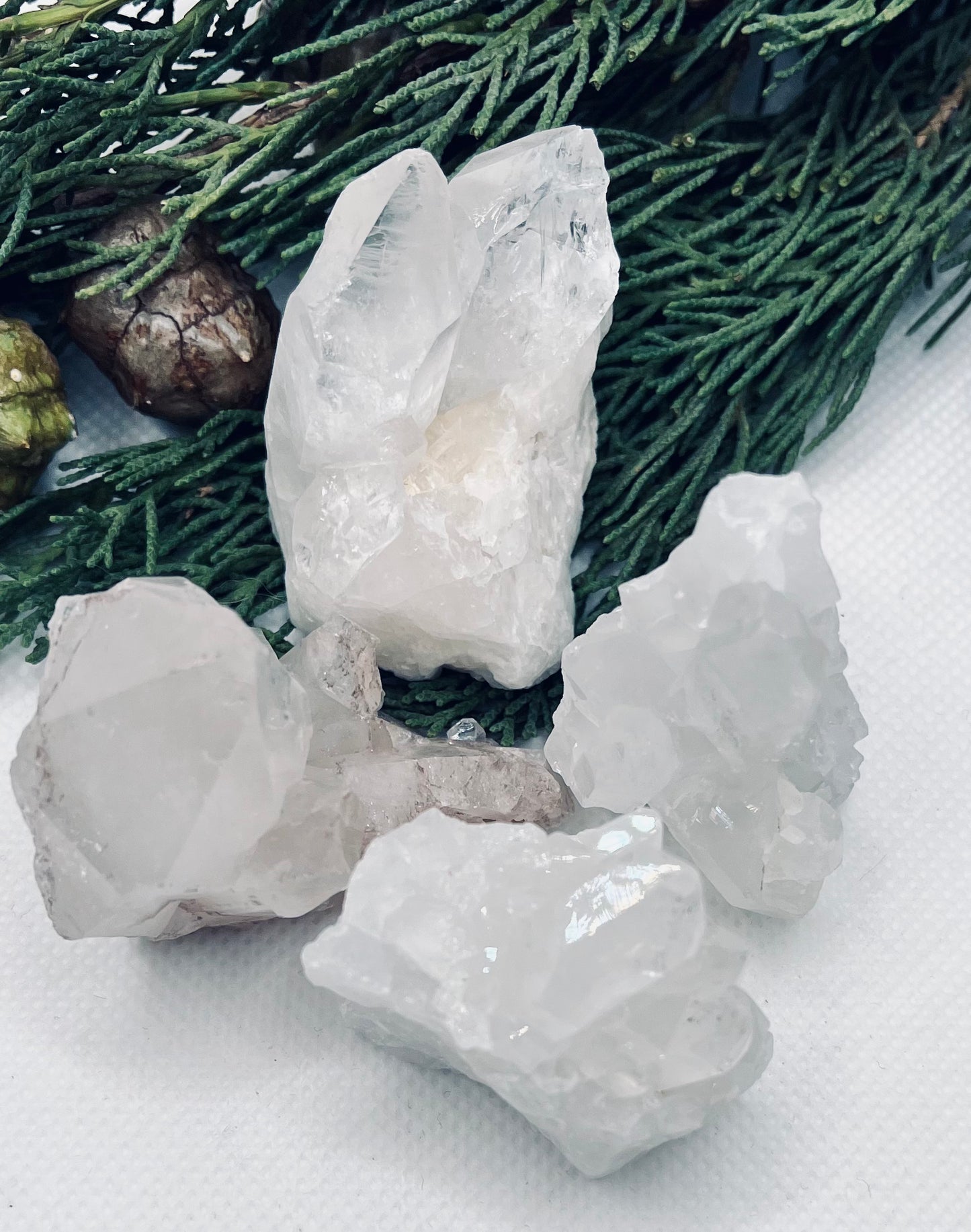 Petites marches en cristal de roche