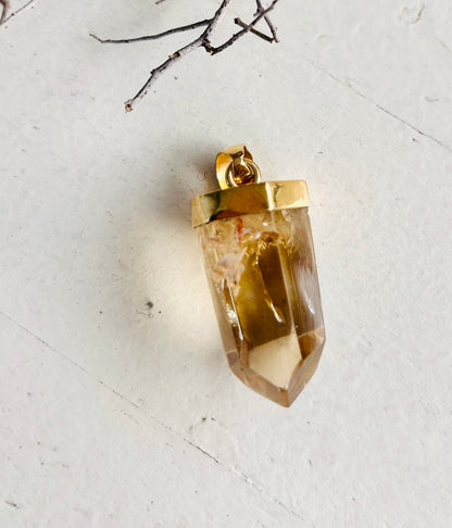 Pendentif en citrine
