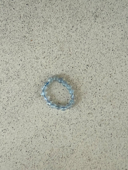 Perlenring auf Gummizug | verschiede Steinsorten