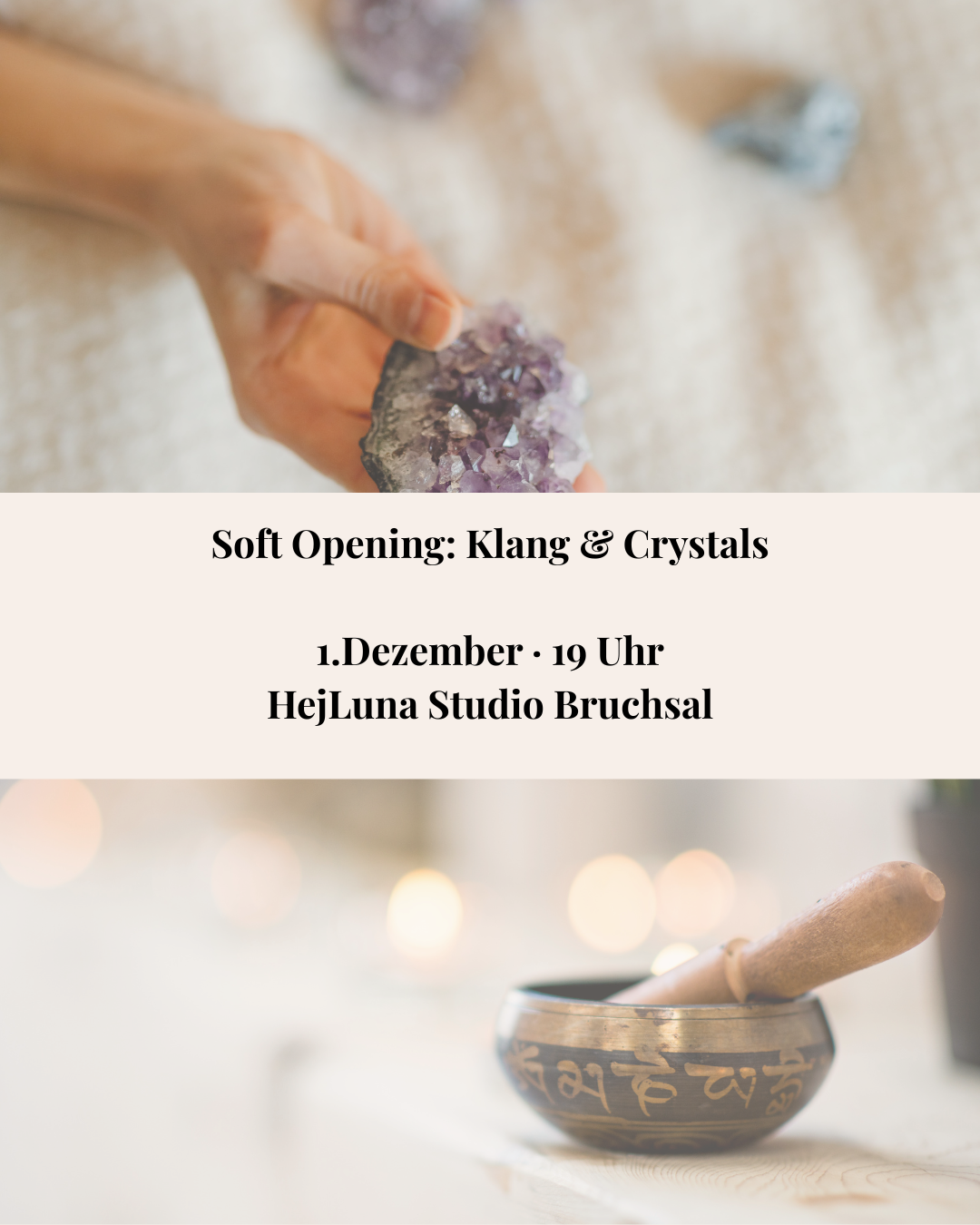 Soft Opening – Klang & Crystals | 1.12.25
