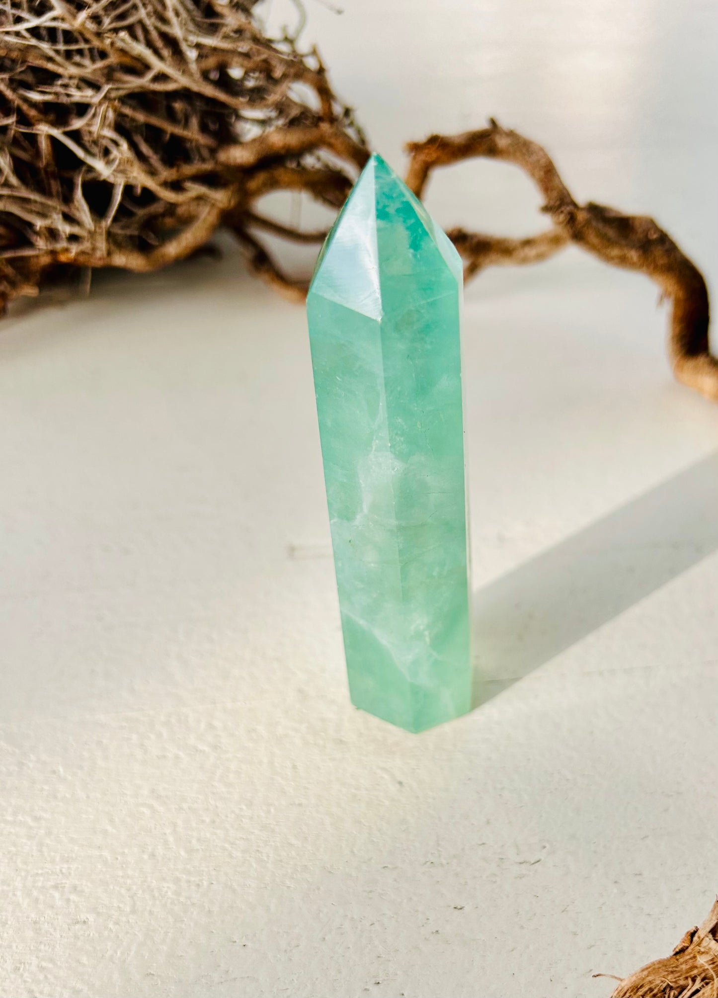 Pointe de fluorite | Pièces uniques
