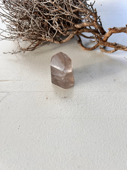 Pointes de quartz fumé