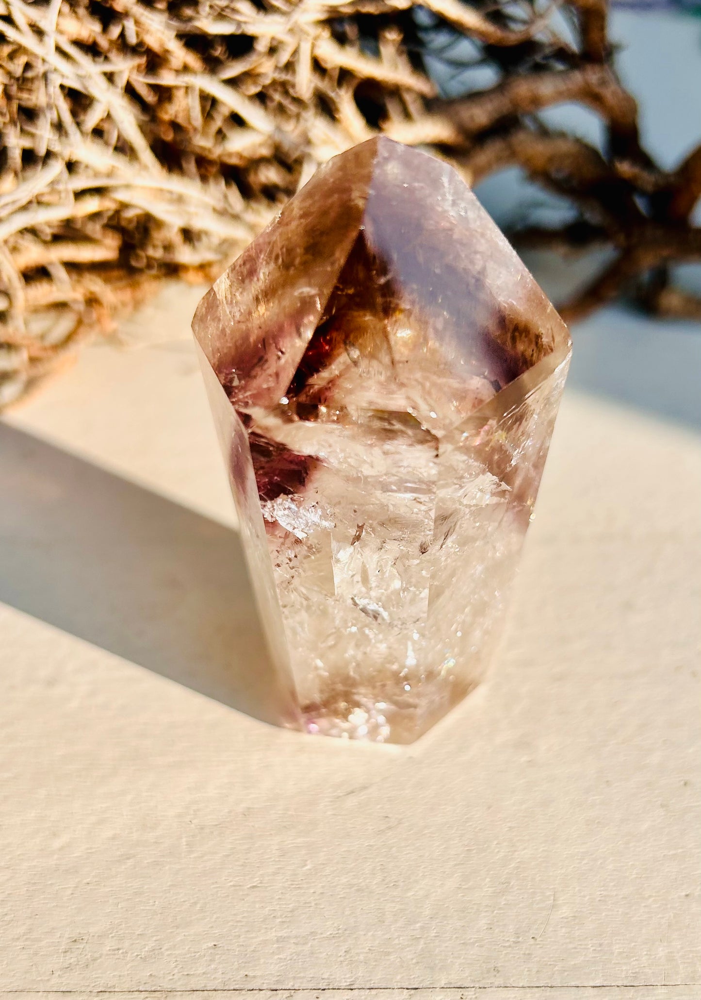 Quartz fumé/Améthyste fantôme | Unique