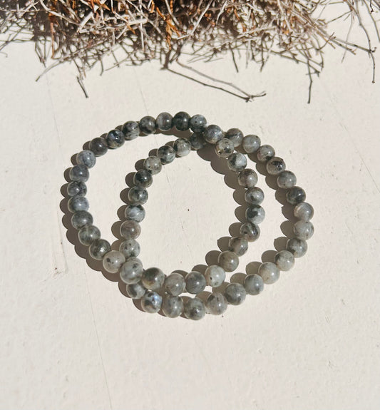Bracelet en larvikite
