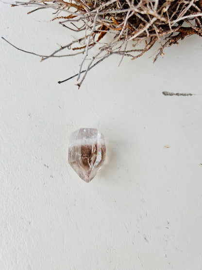Cristaux de quartz fumé améthyste percés