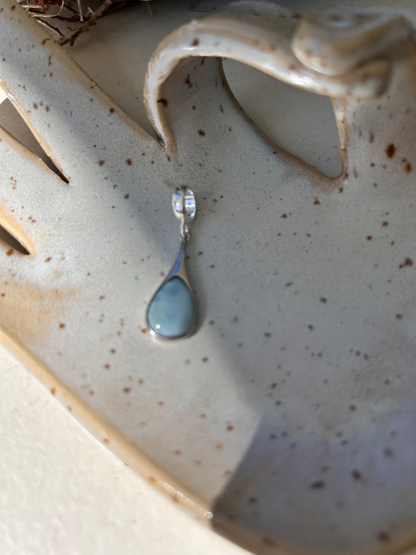 Larimar Anhänger Gold | Silber
