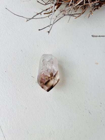 Cristaux de quartz fumé améthyste percés