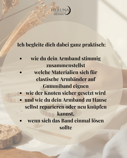 Workshop | Create Your Own Year One Bracelet · One Year · One Intention | Einführungspreis