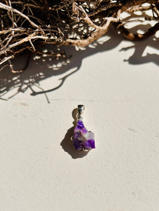 Pendentif hackmanite | argent 925