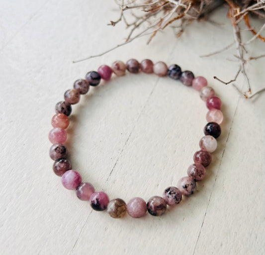 Bracelet en quartz fraise