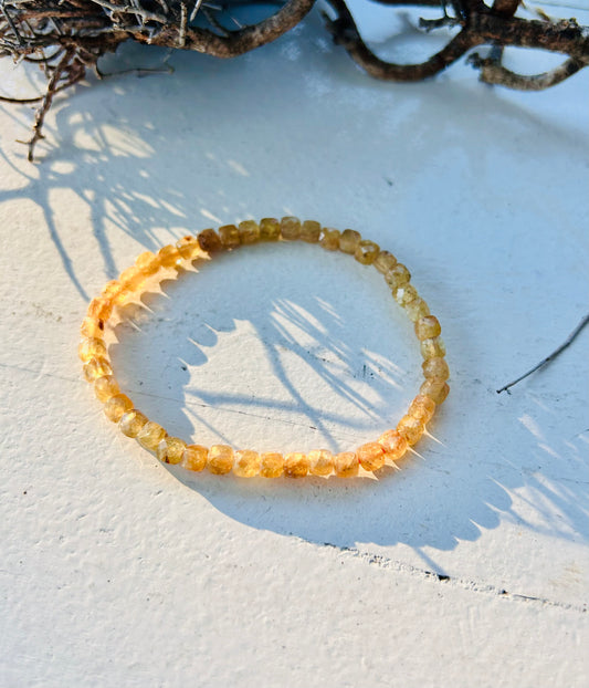 Bracelet Apatite Jaune
