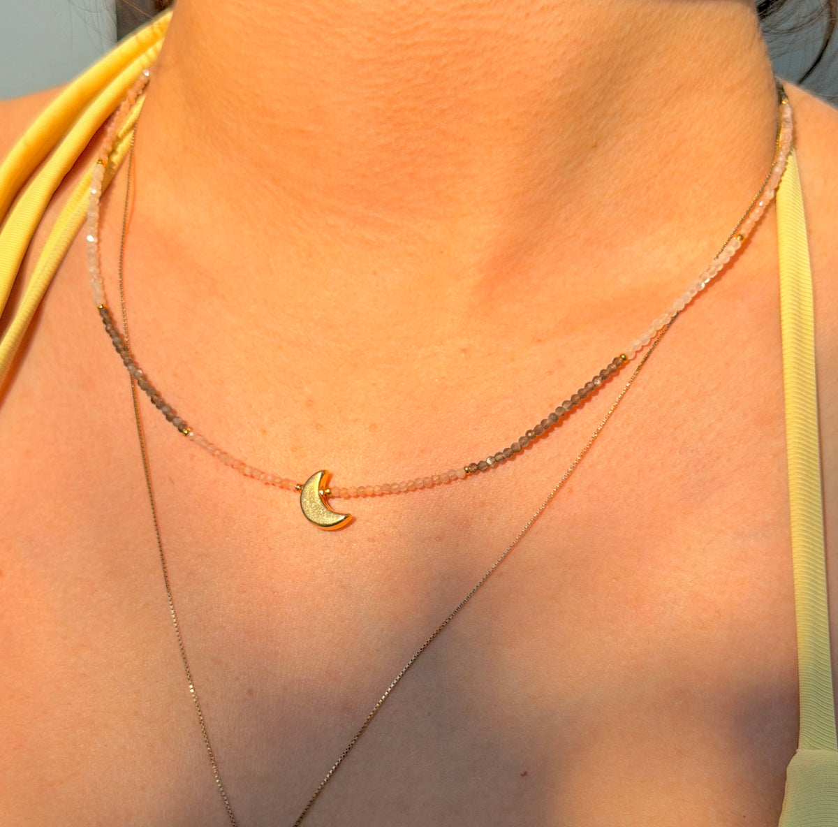 Mondstein-Kette - Luna Trinity | Limited Edition