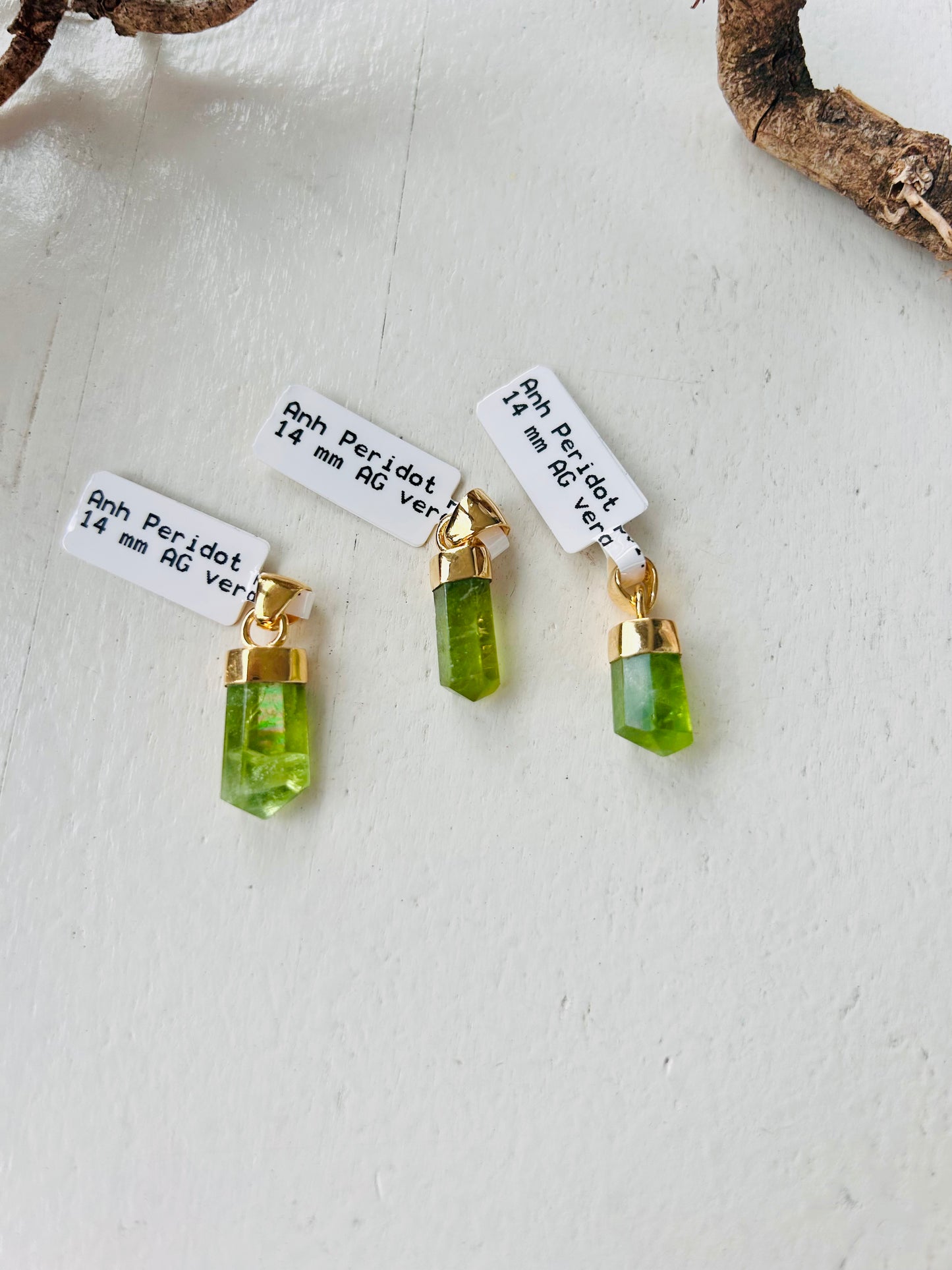Pendentif péridot