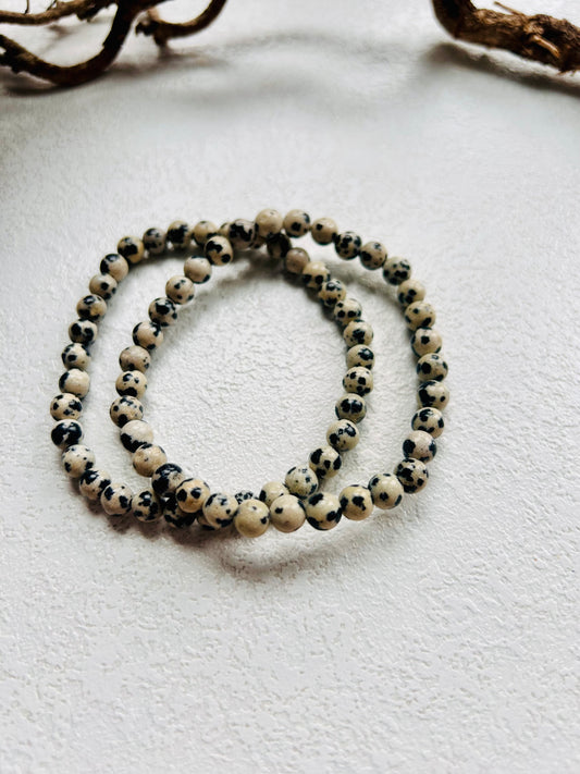 Dalmatinerstein Armband