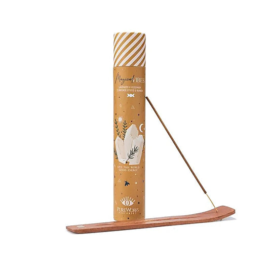 Bâtonnets d'encens Magie Céleste | Différentes variétés | Porte-encens inclus