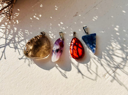 Ensemble pendentif plaqué argent | argent galvanisé | plaqué or