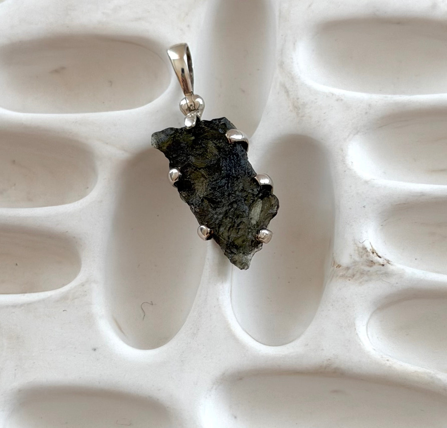 Moldavit Anhänger | Verschiedene Größen