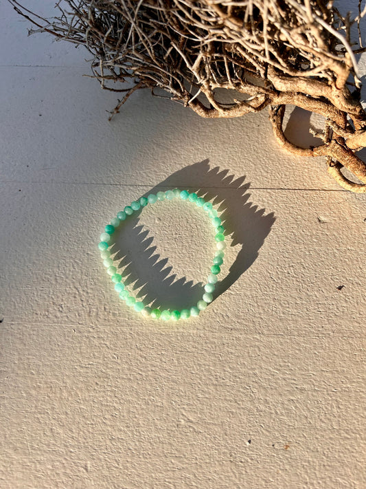 Bracelet Amazonite à facettes