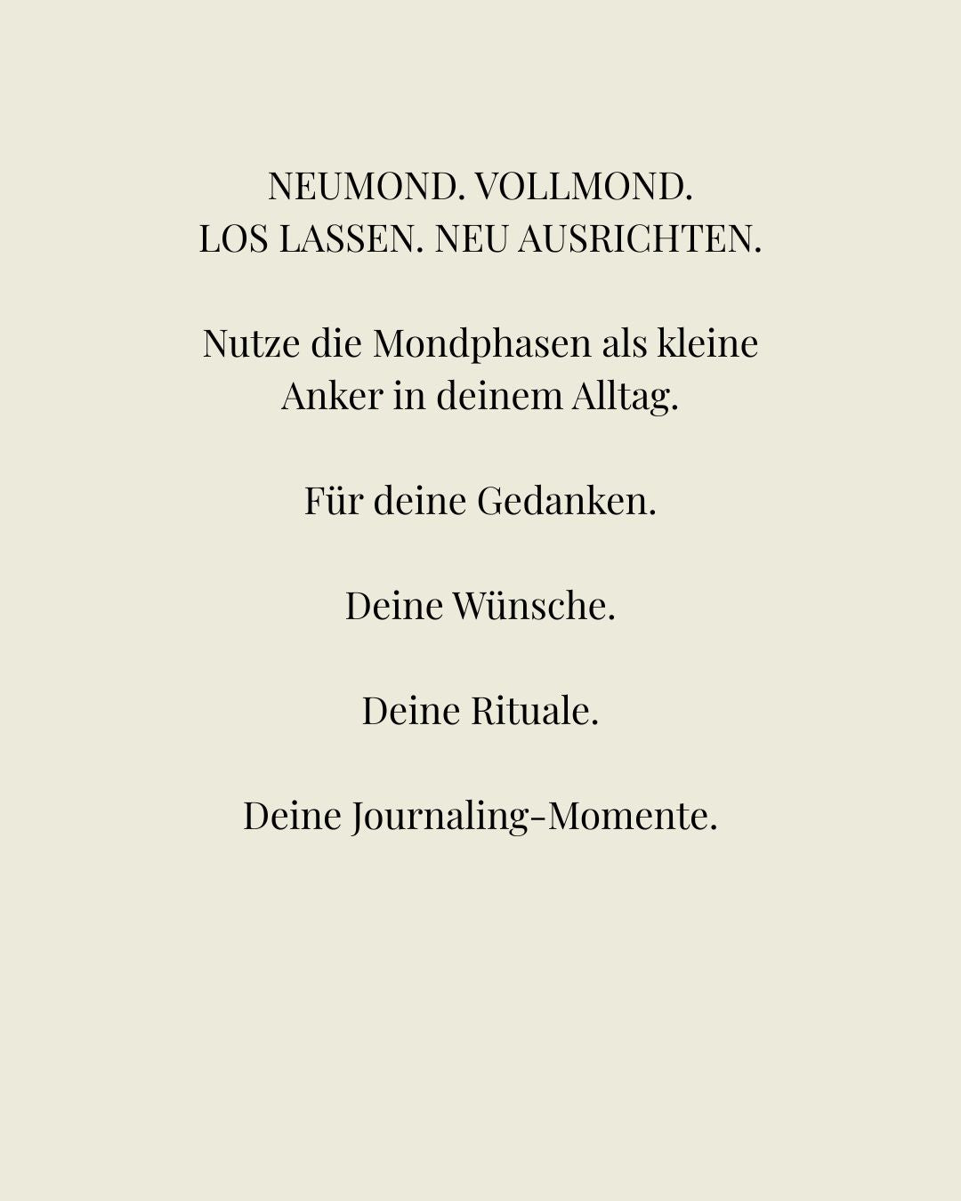 Moonsisters Mondkalender 2027 Deutsch – mit 3 Rohsteinen von HejLuna