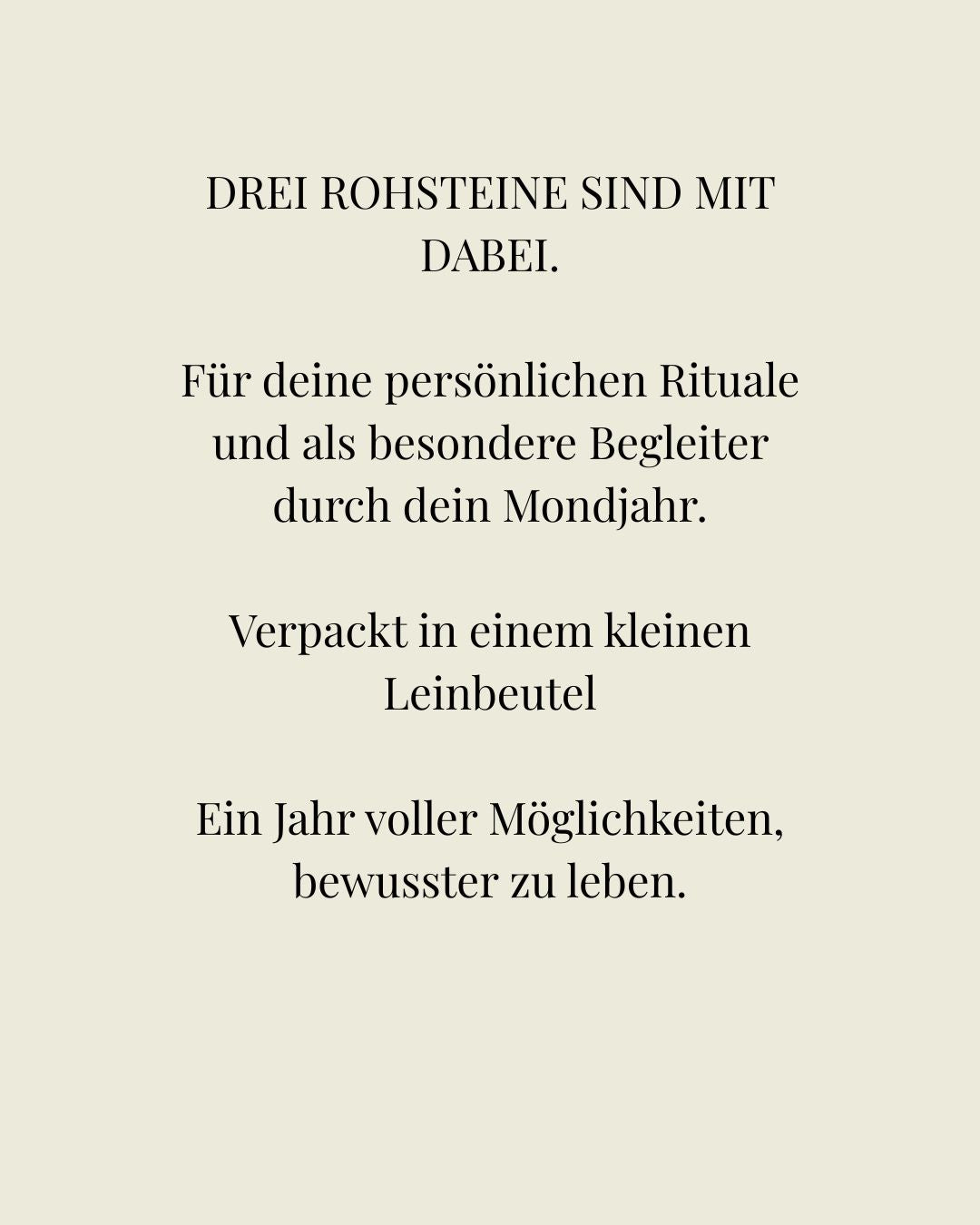 Moonsisters Mondkalender 2027 Deutsch – mit 3 Rohsteinen von HejLuna