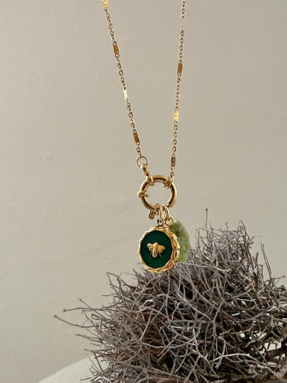 Golden Hive - Peridot Kette  |  Einzelstücke