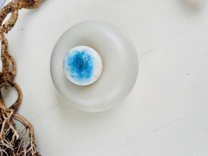 Boule de cristal de glace bleue (Glacèrite)