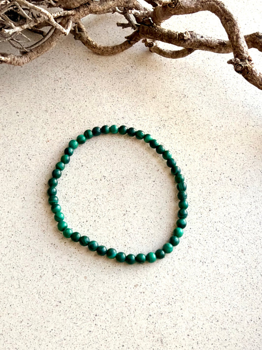 Bracelet en malachite | à facettes 