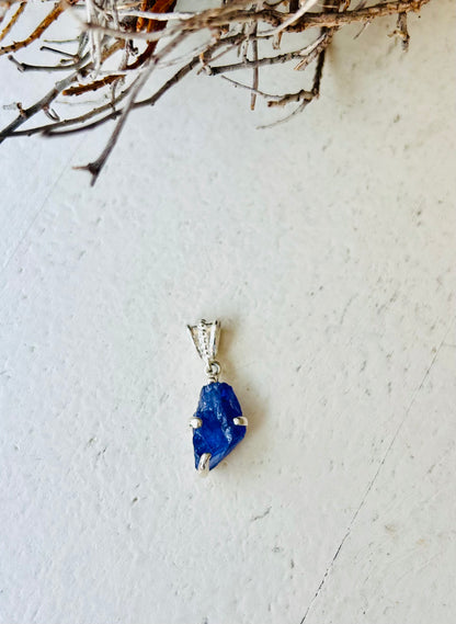 Pendentif tanzanite – argent 925