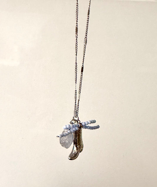 Beth · Ranch Girl Kette mit Coelestin | Limited Edition