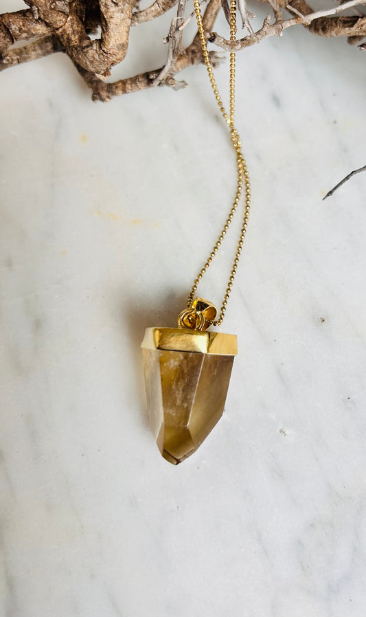 Pendentif en citrine