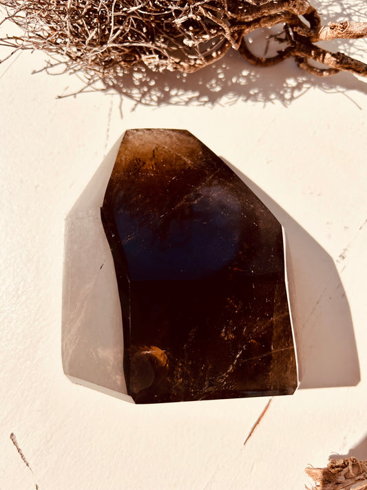 Pointes de quartz fumé | pièces uniques