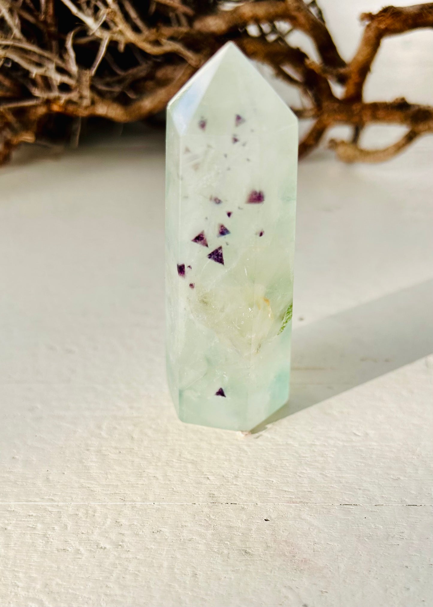 Pointe de fluorite | Pièces uniques