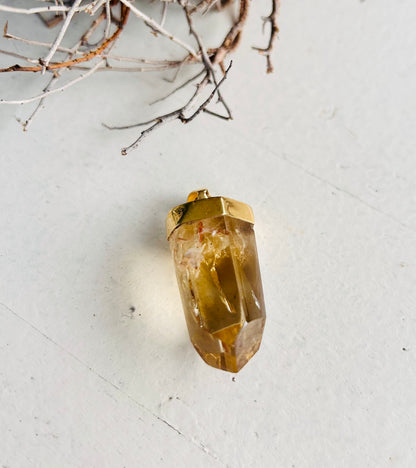 Pendentif en citrine