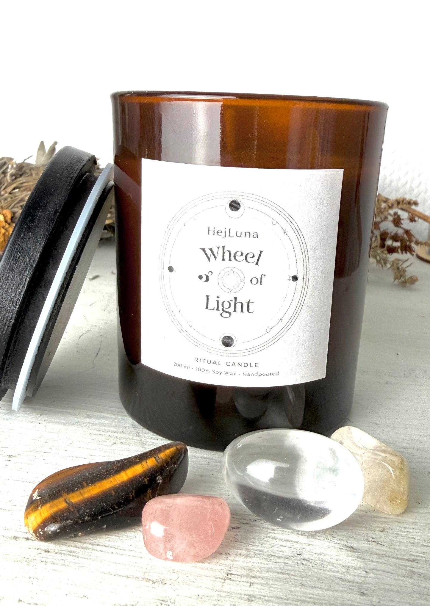 Wheel of Light - Ritualkerze für den Kreis des Jahres