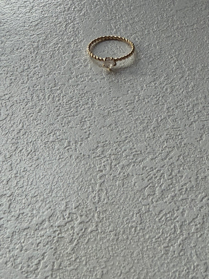Lunéa Silberrring 18 ct vergoldet