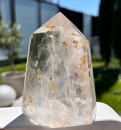 Pointe de cristal de roche | unique