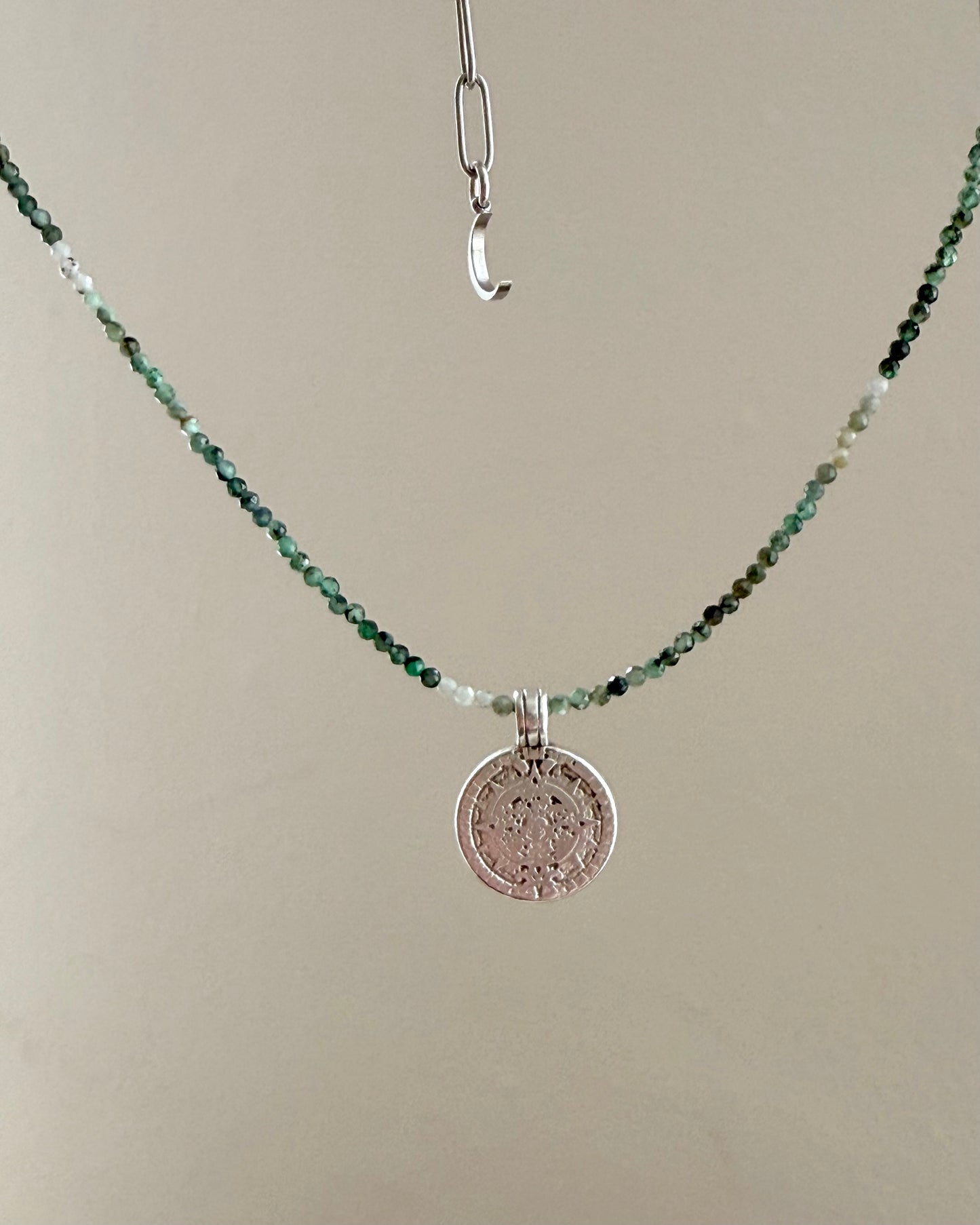 Smaragd Kette Heart Bloom | Herzöffnung | Einzelstück