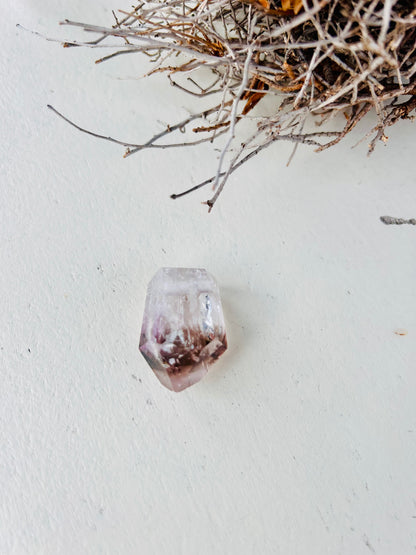Cristaux de quartz fumé améthyste percés