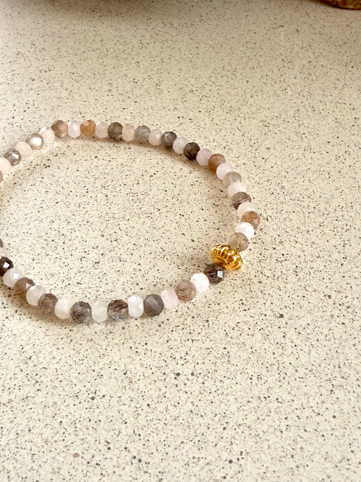 Rhiannon - Armband | Mondstein Morganit Kunzit Armband