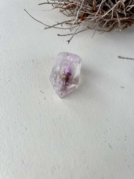 Cristaux de quartz fumé améthyste percés