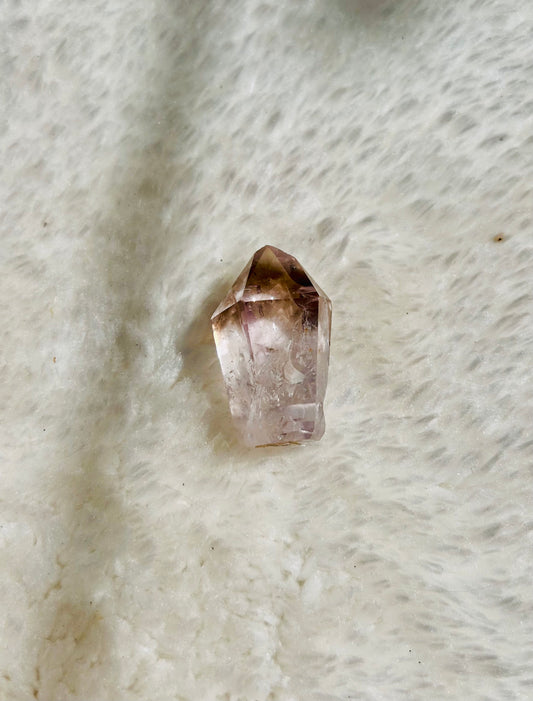 Cristaux de quartz fumé améthyste percés