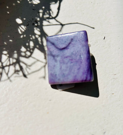 Pendentif en pierre Kämmererit percé
