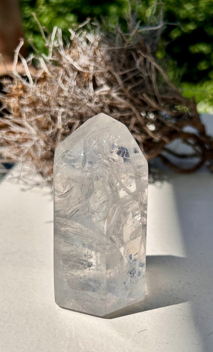 Pointe de cristal de roche | unique