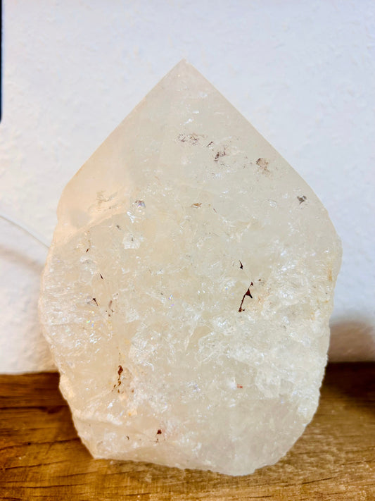 Kristalllampe aus Amethyst, Rosenquarz oder Bergkristall – natürliche Edelstein-Lampe